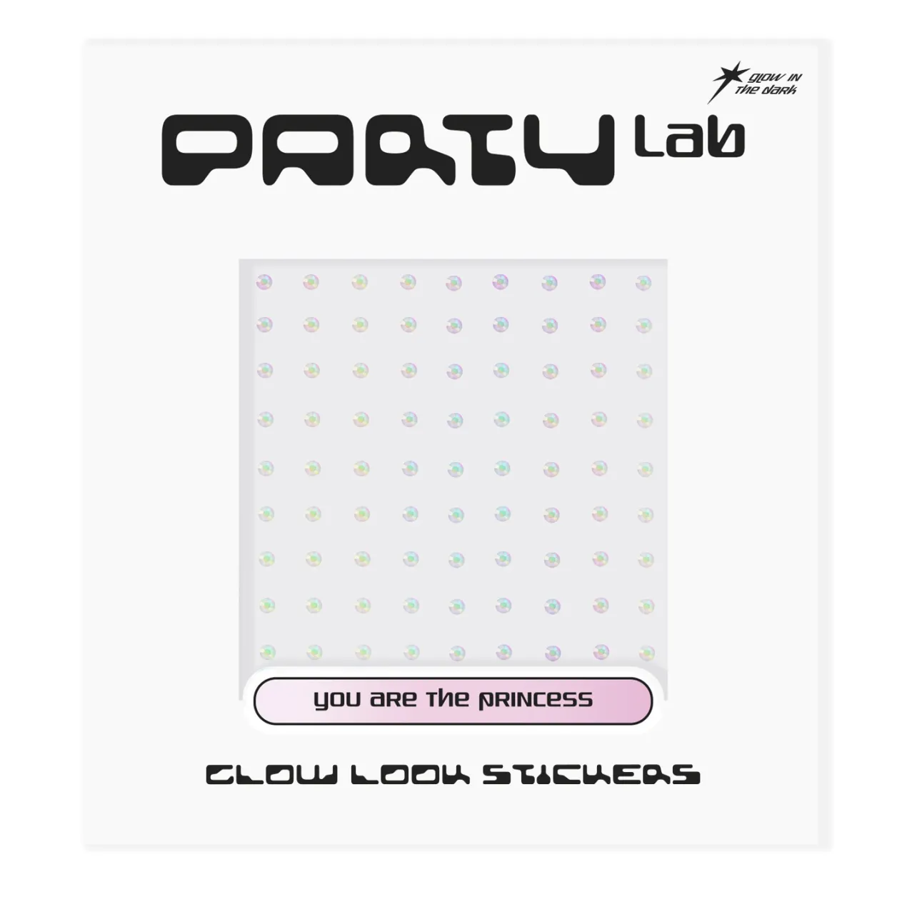 Party Lab Glow Look Stickers