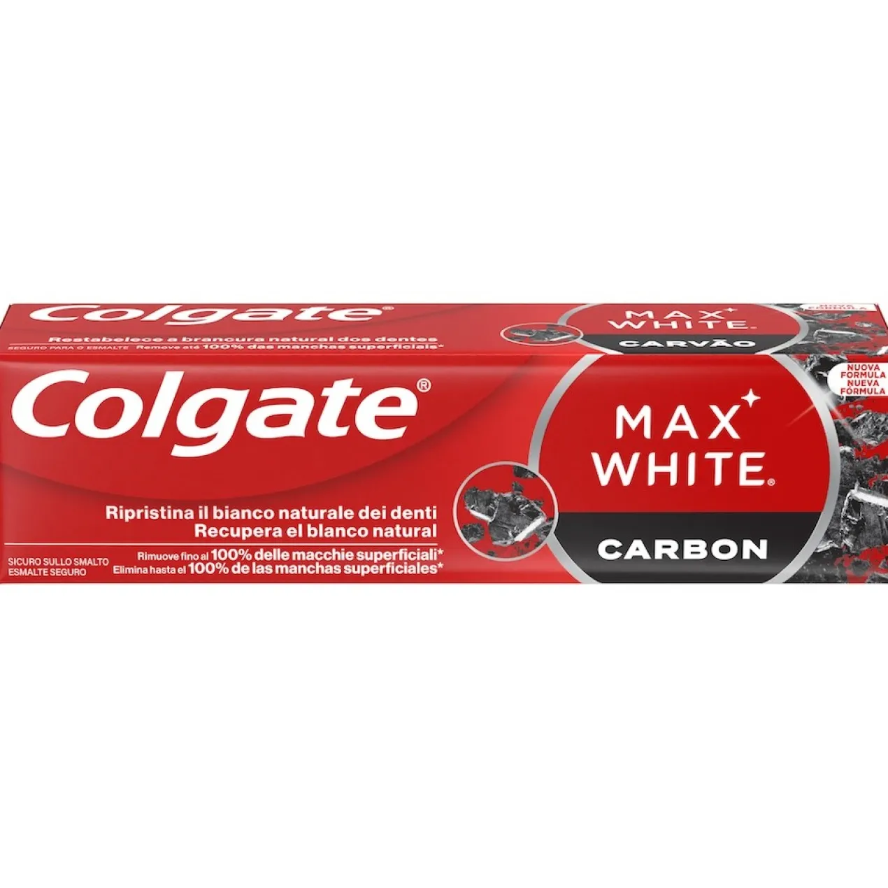 Pasta de Dientes Blanqueadora Max White Carbón Activado