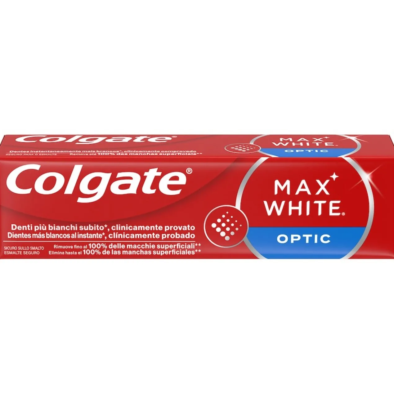 Pasta de Dientes Max White Optic Blanqueadora