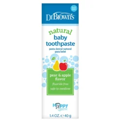 Pasta de Dientes Natural para Bebés Pera-Manzana