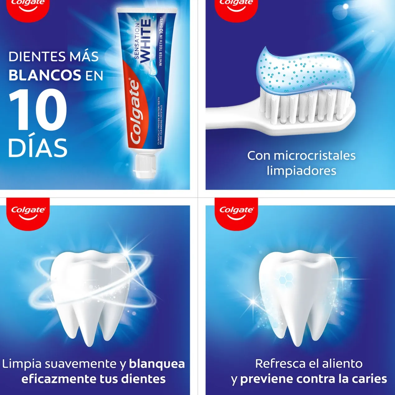 Pasta de Dientes Sensation Blanqueador