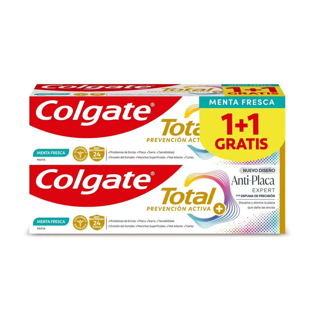 Pasta de Dientes Total Prevención Activa Anti-Placa