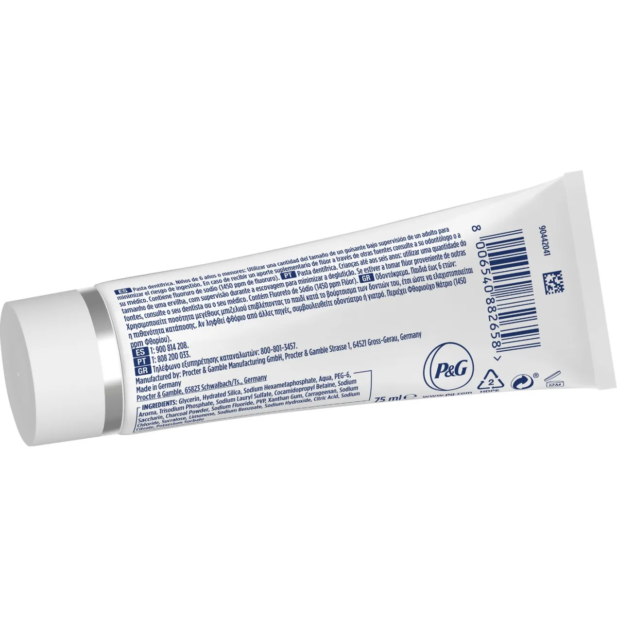 Pasta Dentífrica 3D White Advanced Luxe Charcoal