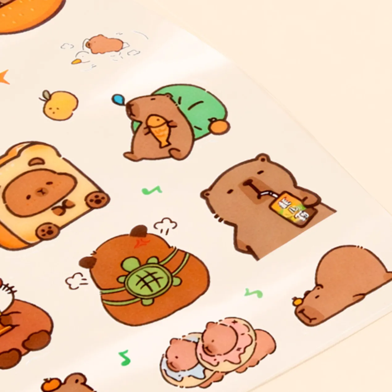 Pegatinas Capybara Sticker Set