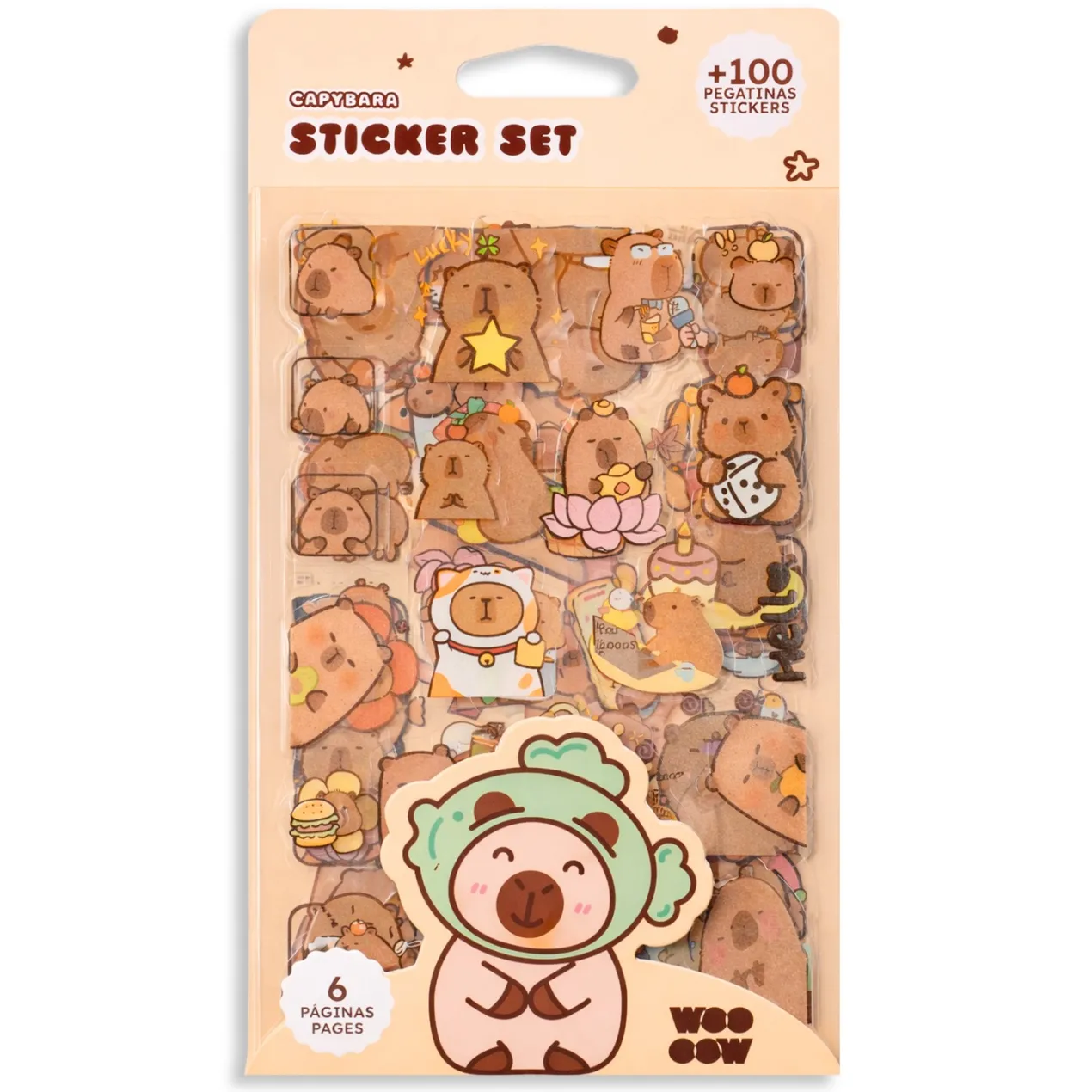 Pegatinas Capybara Sticker Set
