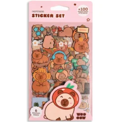 Pegatinas Capybara Sticker Set