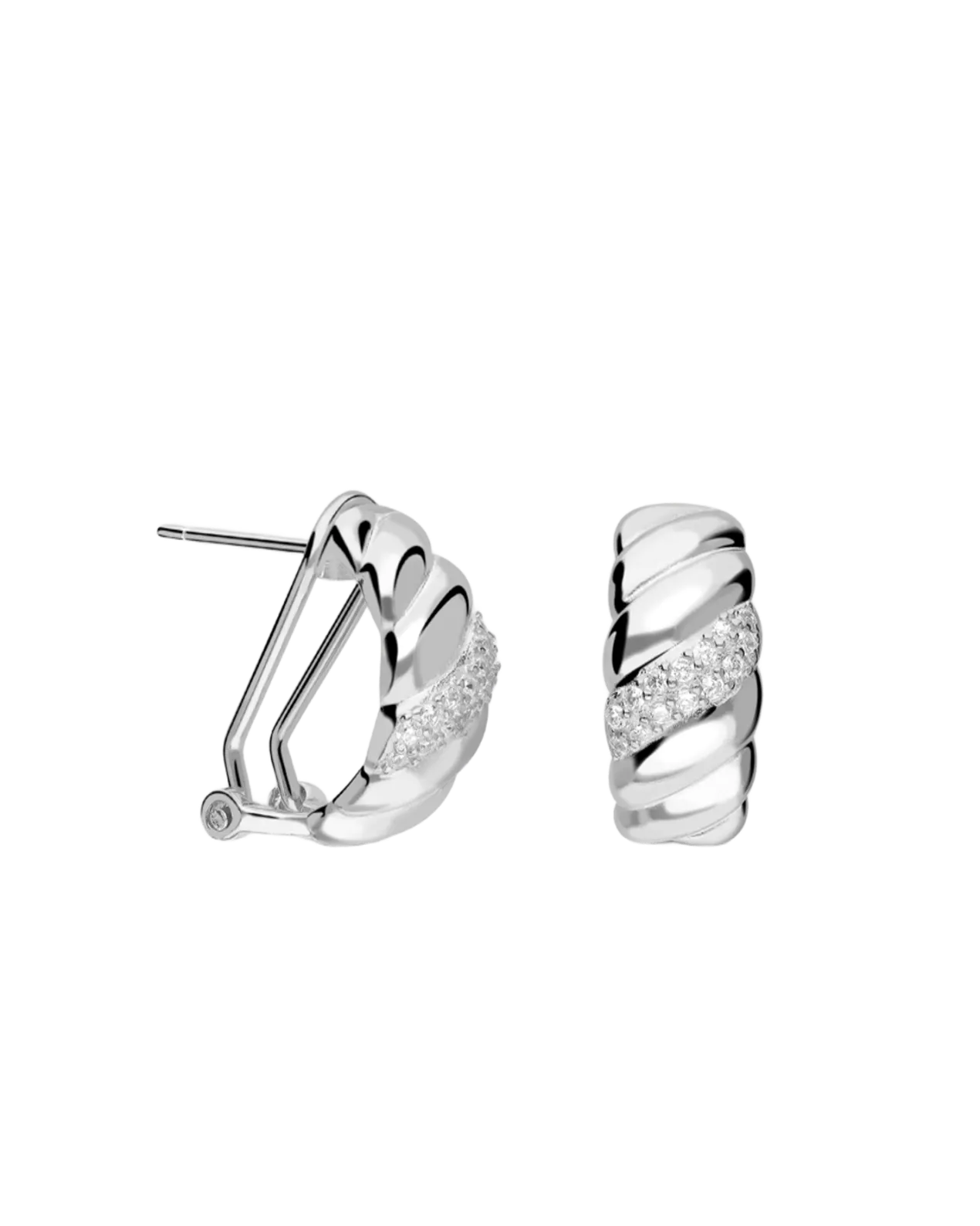 Pendientes de Plata Caracola