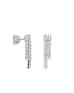 Pendientes de Plata Waterfall