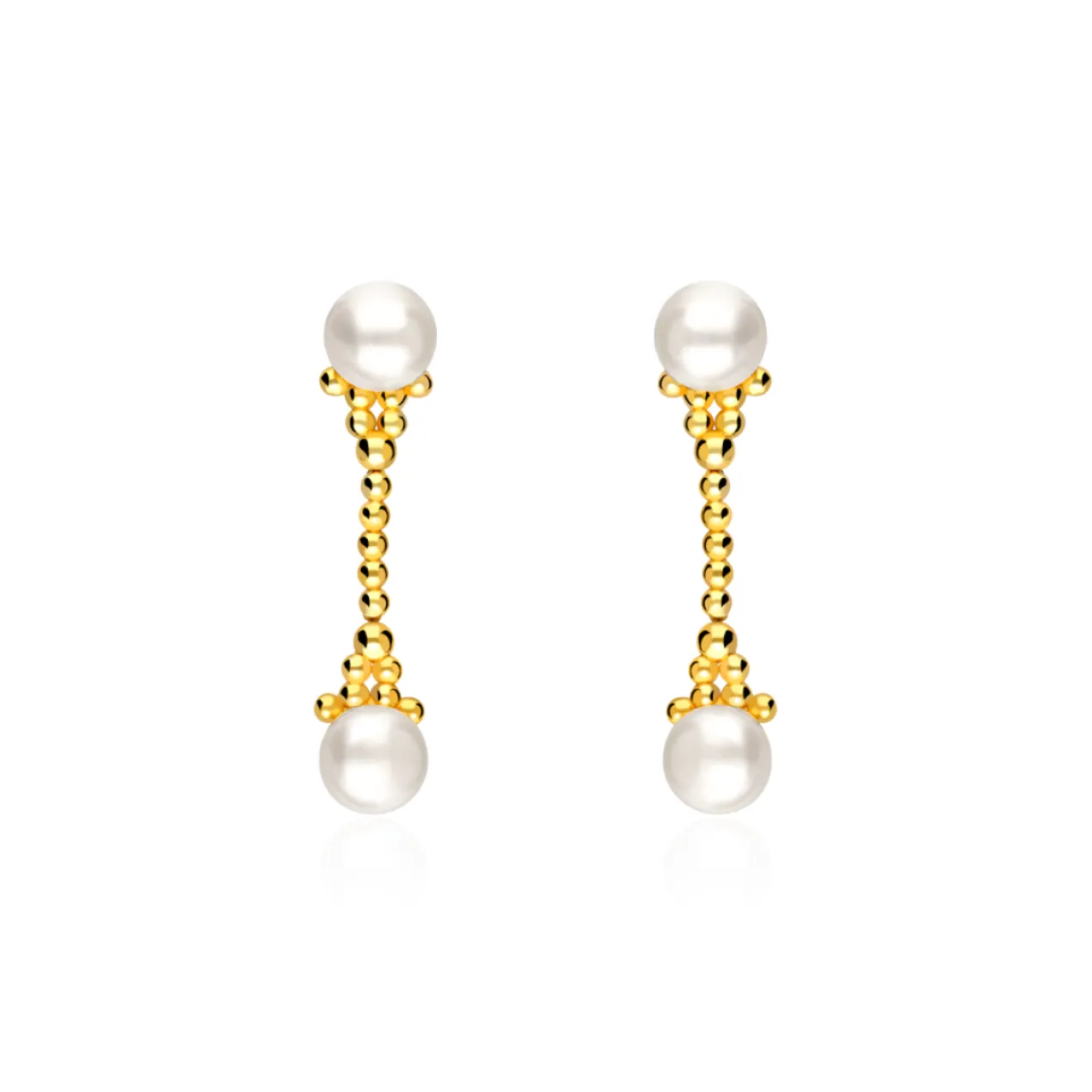 Pendientes Safis Plata de Ley / Recubrimiento oro 18K