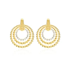 Pendientes Sokaris Plata de Ley / Recubrimiento oro 18K