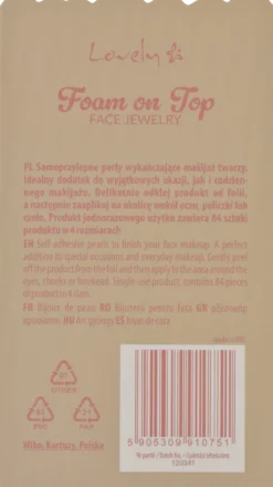 Perlas Stickers Faciales Foam On Top