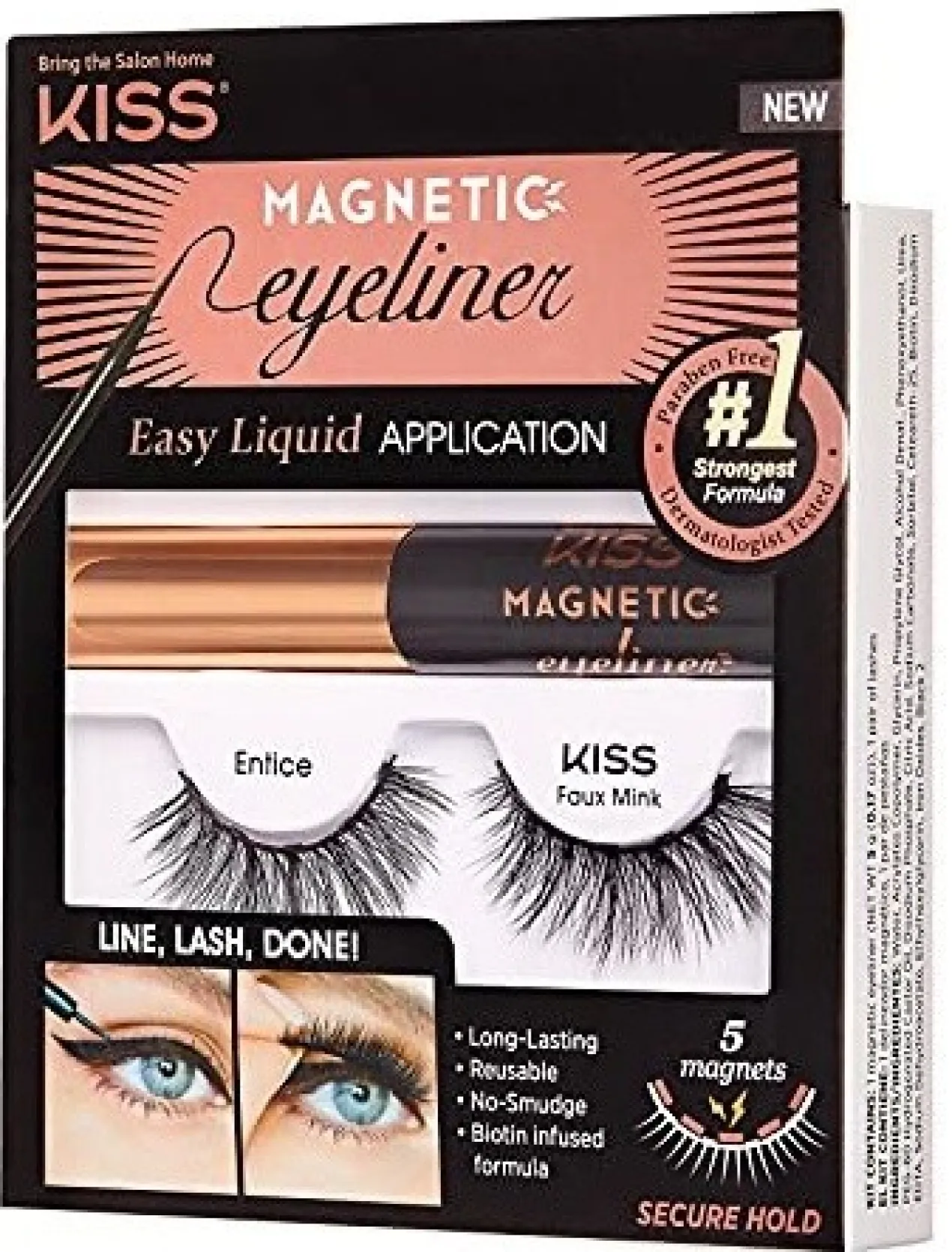 Pestañas Postizas Magnetic Eyeliner Eyelash Kit