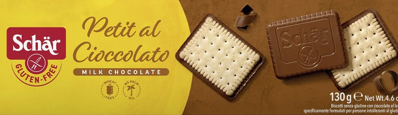 Petit al Cioccolato Galletas Chocolate con Leche Sin Gluten