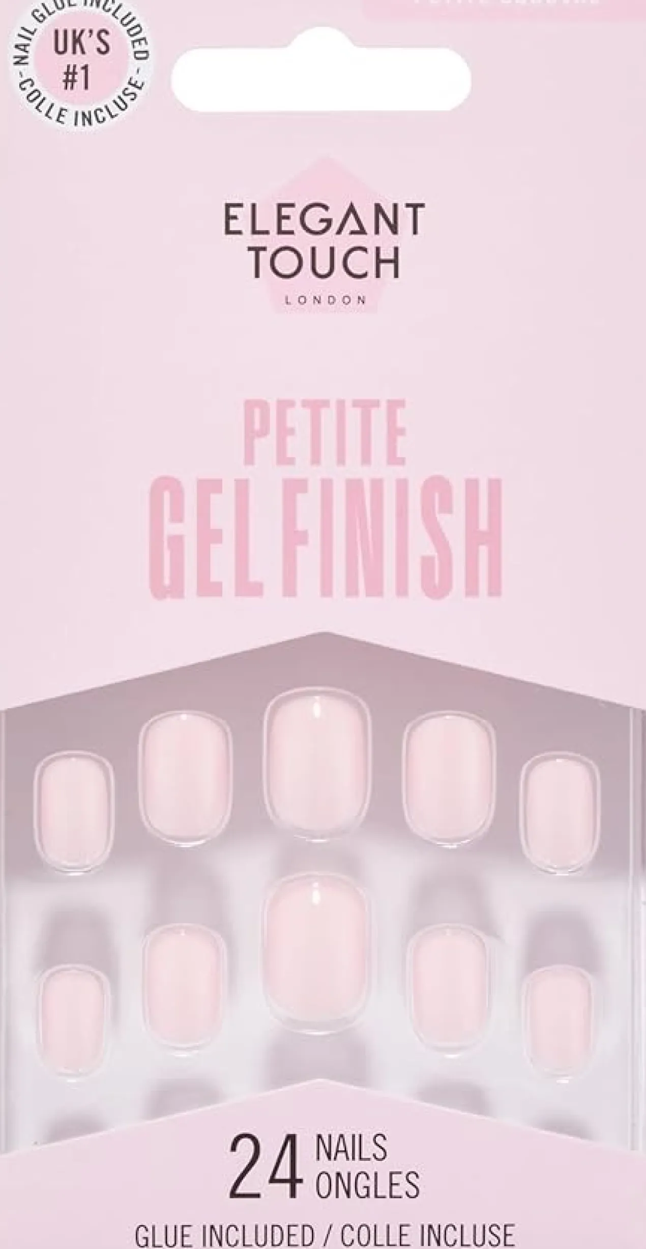 Petite Gel Finish Cherry Blossom Uñas Postizas