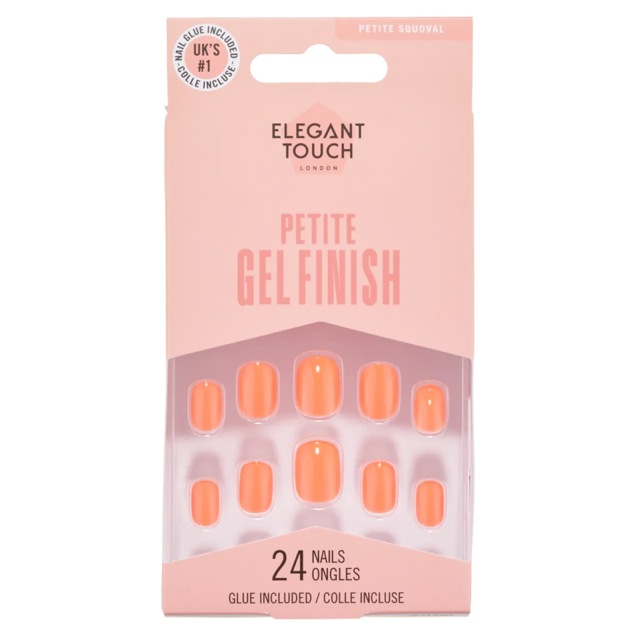 Petite Gel Finish Tulip Sunrise Uñas Postizas
