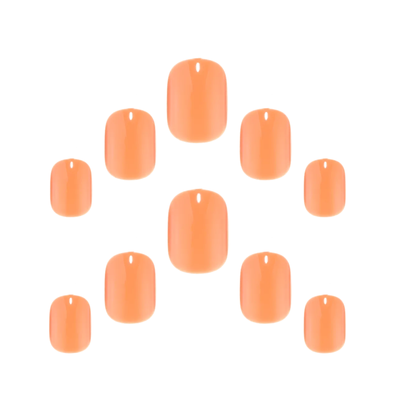 Petite Gel Finish Tulip Sunrise Uñas Postizas