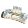 Pinza de Pelo Marble Rectangular