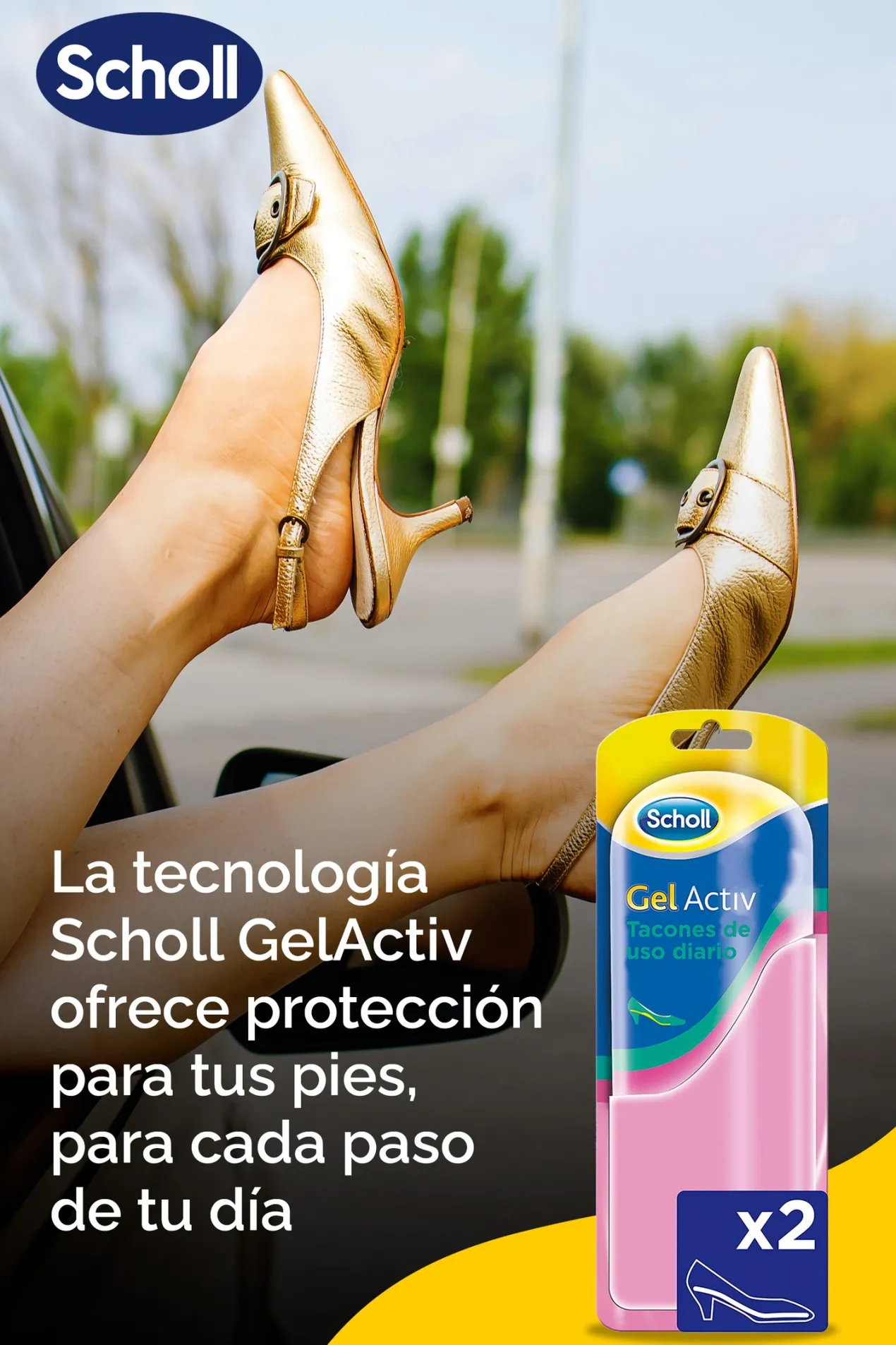 Plantilla Gel Activ Tacón Diario