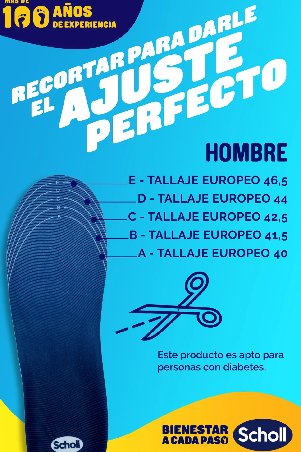 Plantillas Gel Activ Sport Hombre