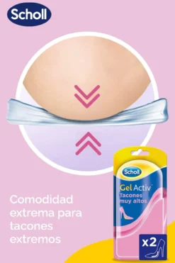 Plantillas Gel Activ Tacón Muy Alto
