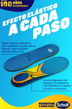 Plantillas Gel Activ Uso Diario Mujer