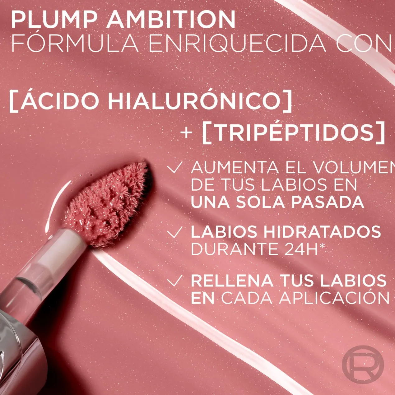 Plump Ambition Aceite Labial Voluminizador con Ácido Hialurónico