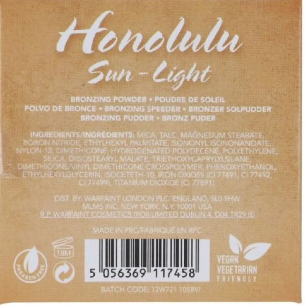 Polvos Bronceadores Honolulu