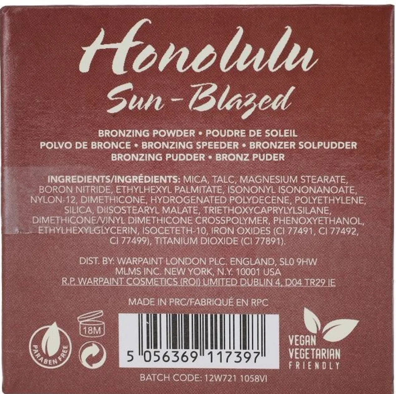 Polvos Bronceadores Honolulu