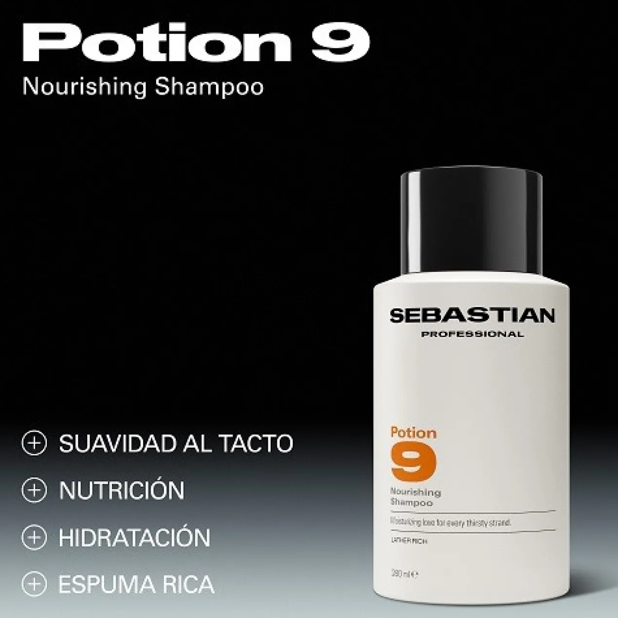 Potion 9 Champú Nutritivo e Hidratante Profesional