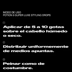 Potion 9 Gotas de Peinado