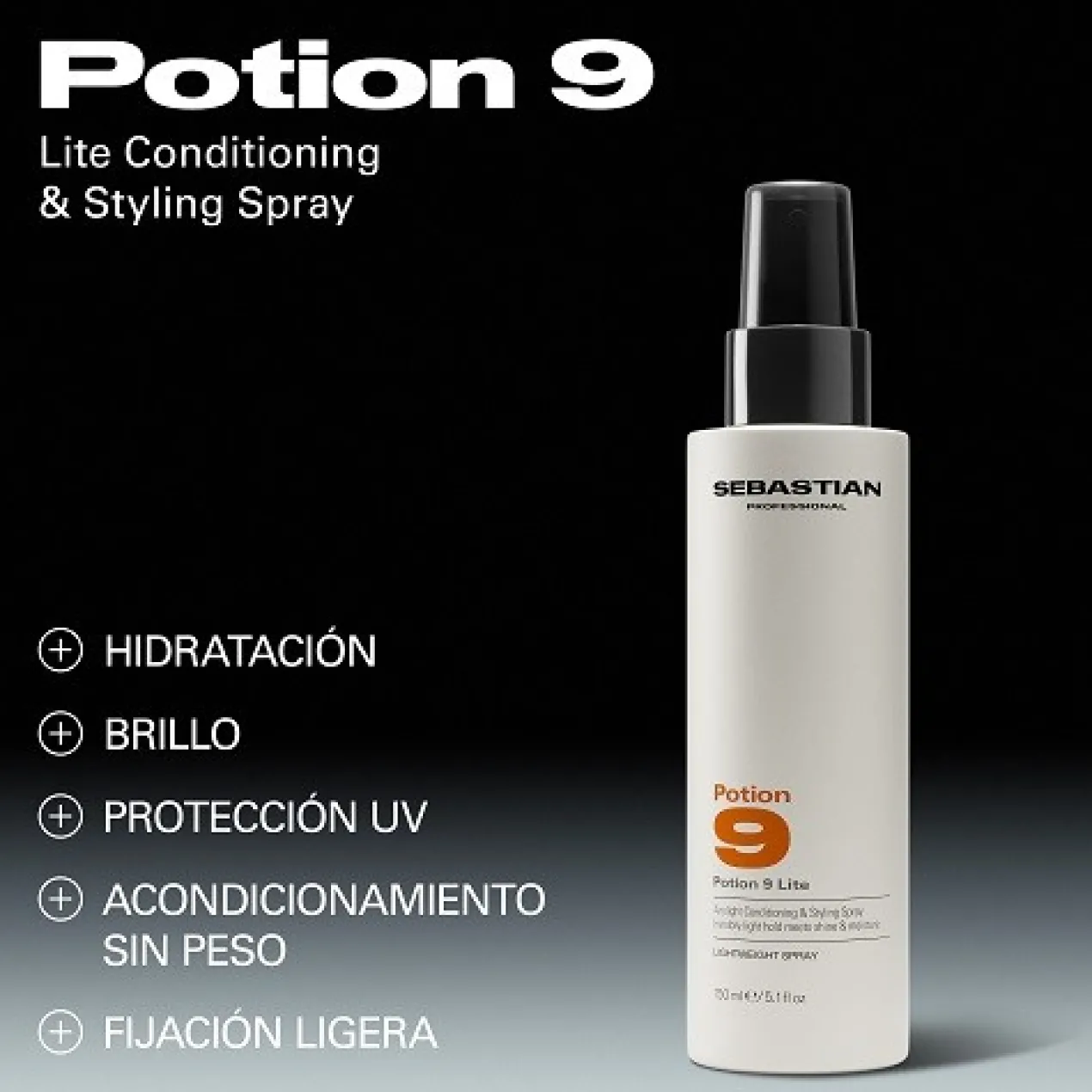 Potion 9 Lite Tratamiento de Peinado en spray