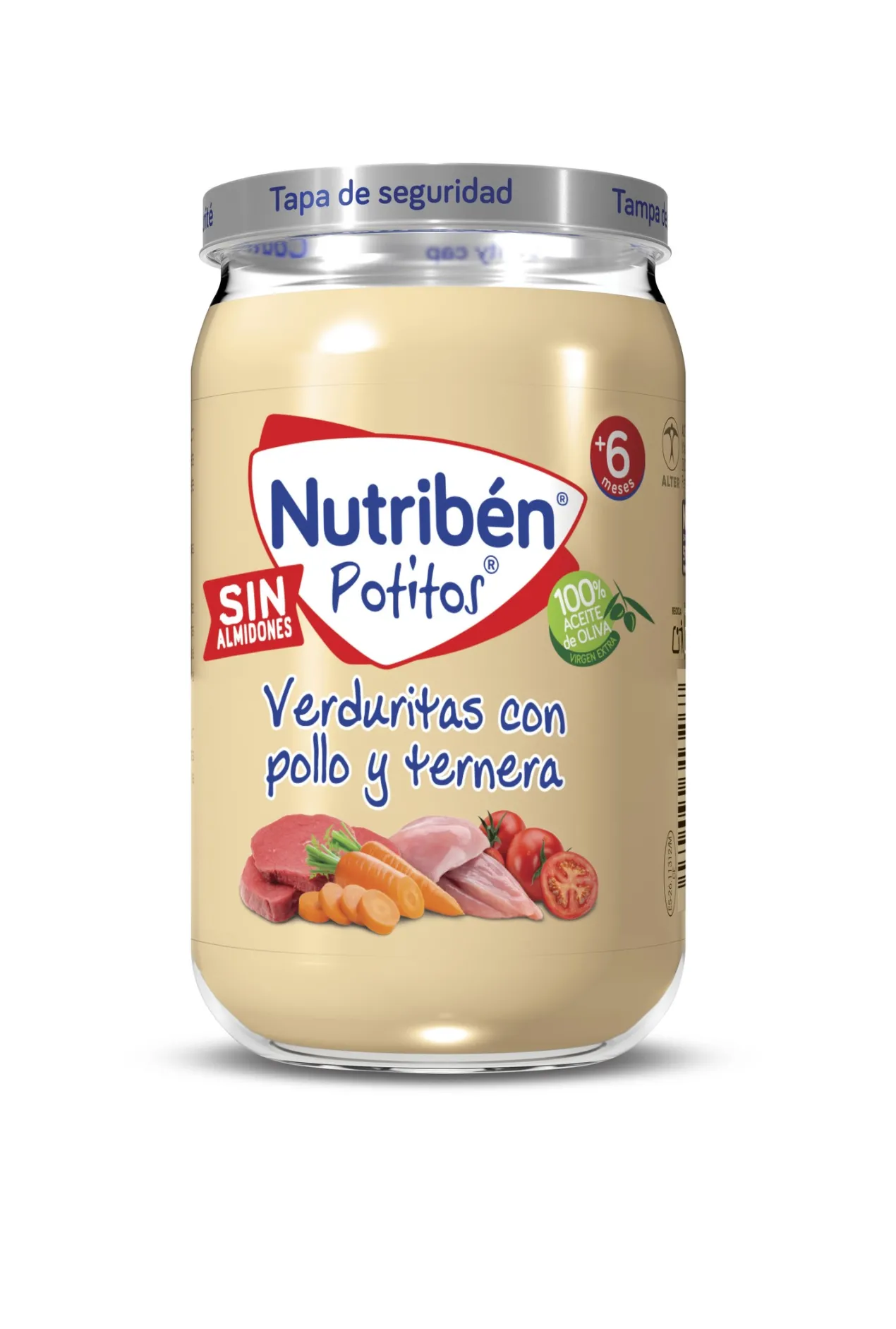 Potito Pollo y Ternera con Verduritas