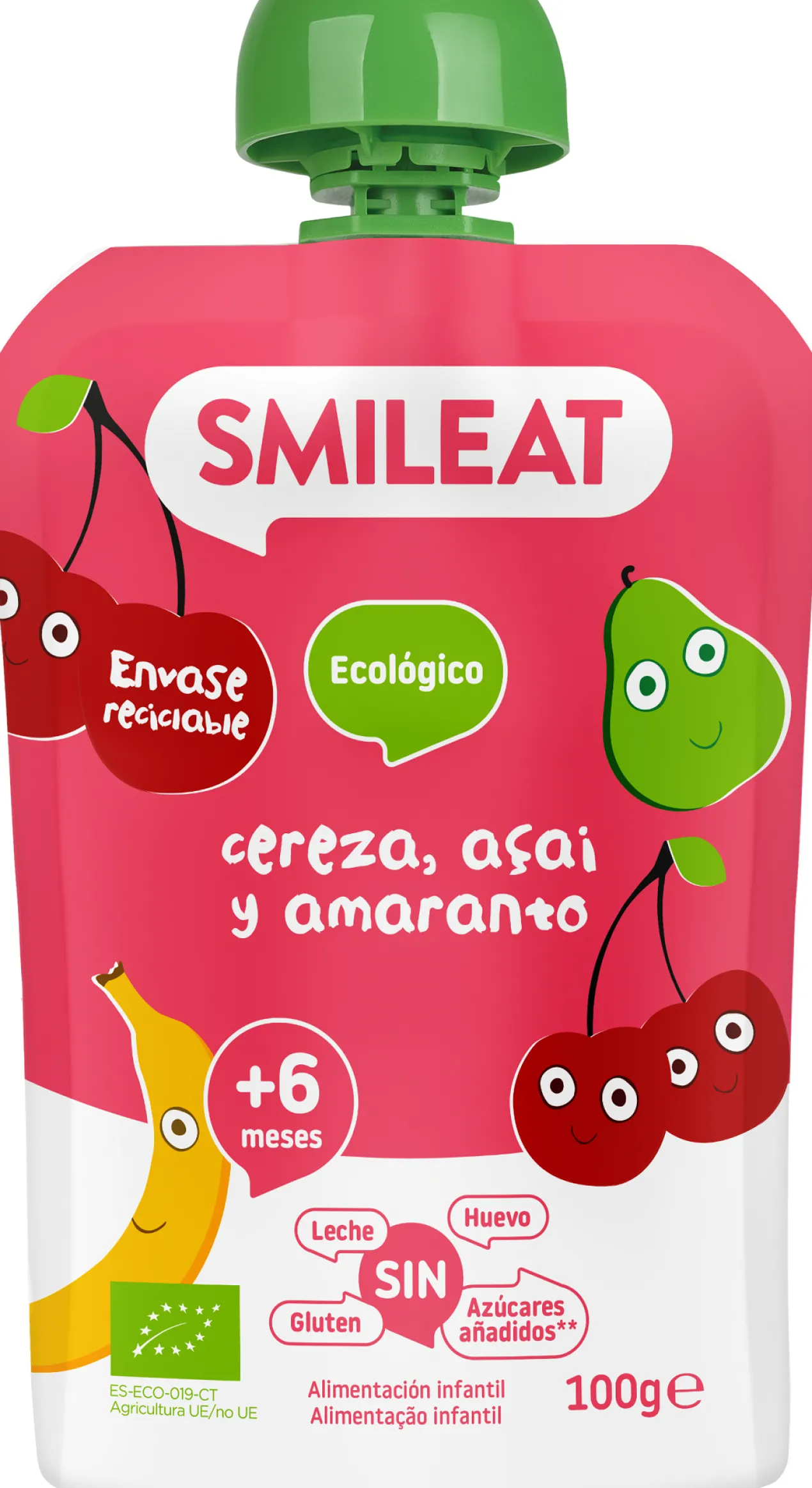 Pouch de Cereza, Açai y Amaranto