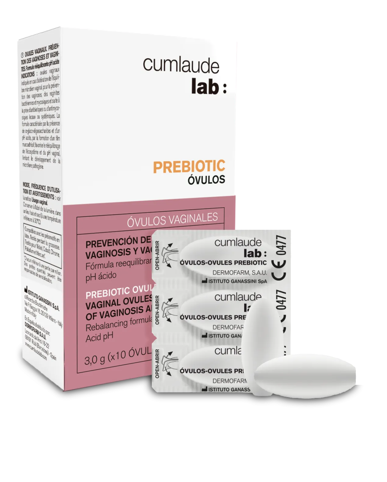 Prebiotic Ovulos Vaginales