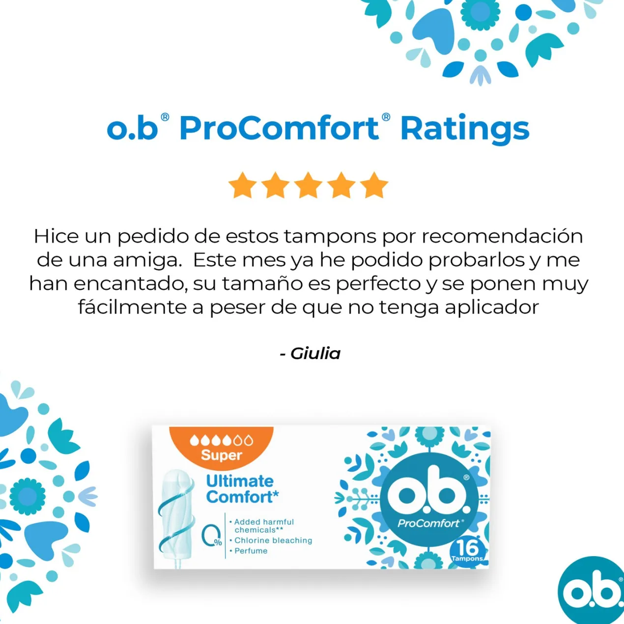 ProComfort Plus Super Tampones Absorción Máxima
