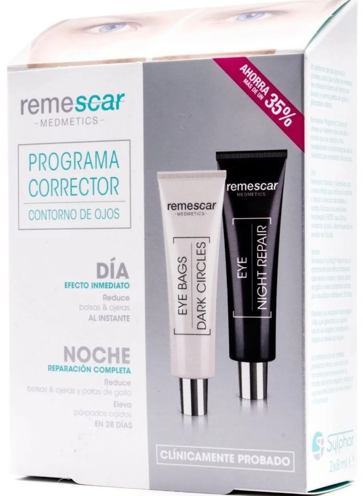 Programa Corrector Contorno de Ojos día y noche