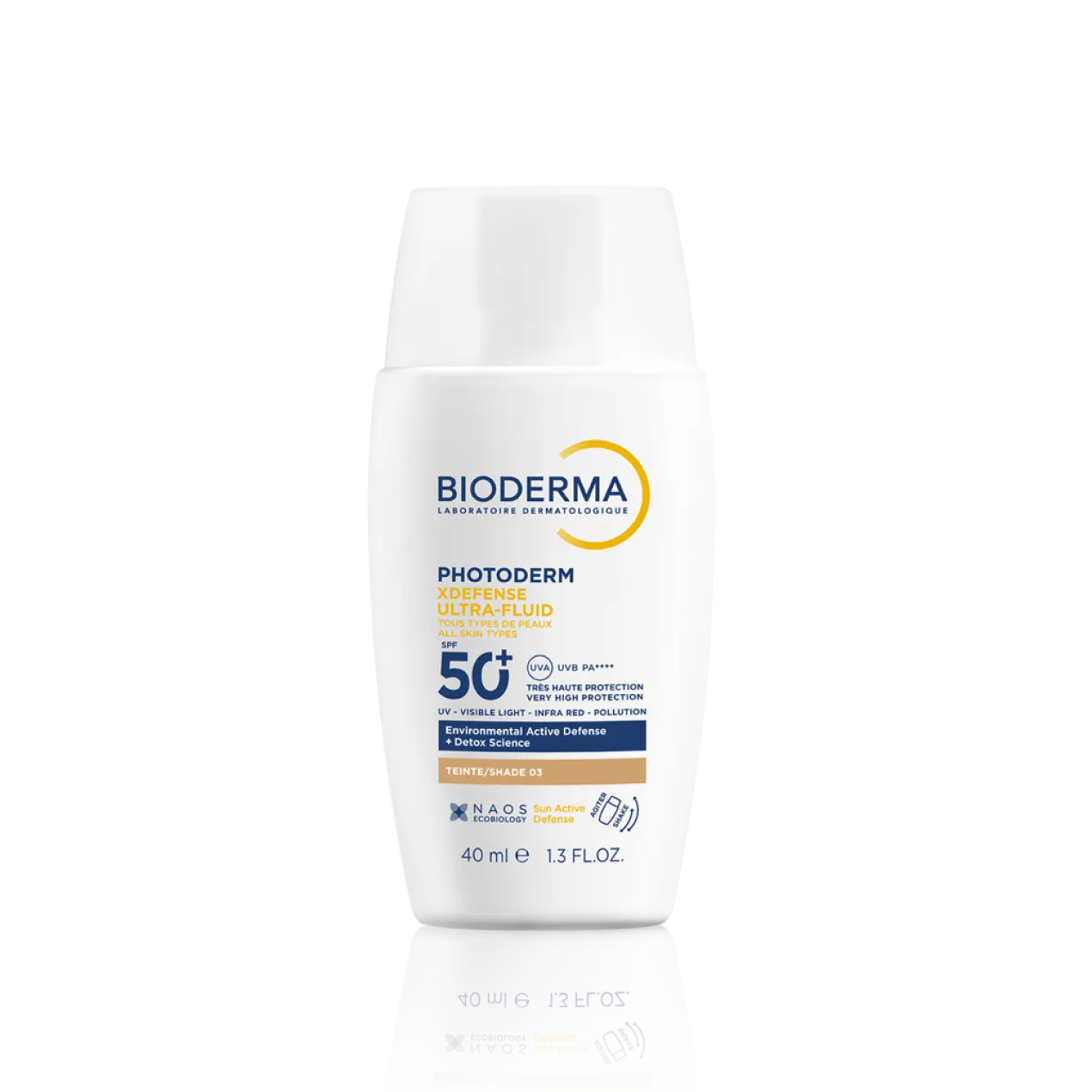 Protector Solar con Color Photoderm XDefense Ultra Fluid SPF 50+ Tono 03