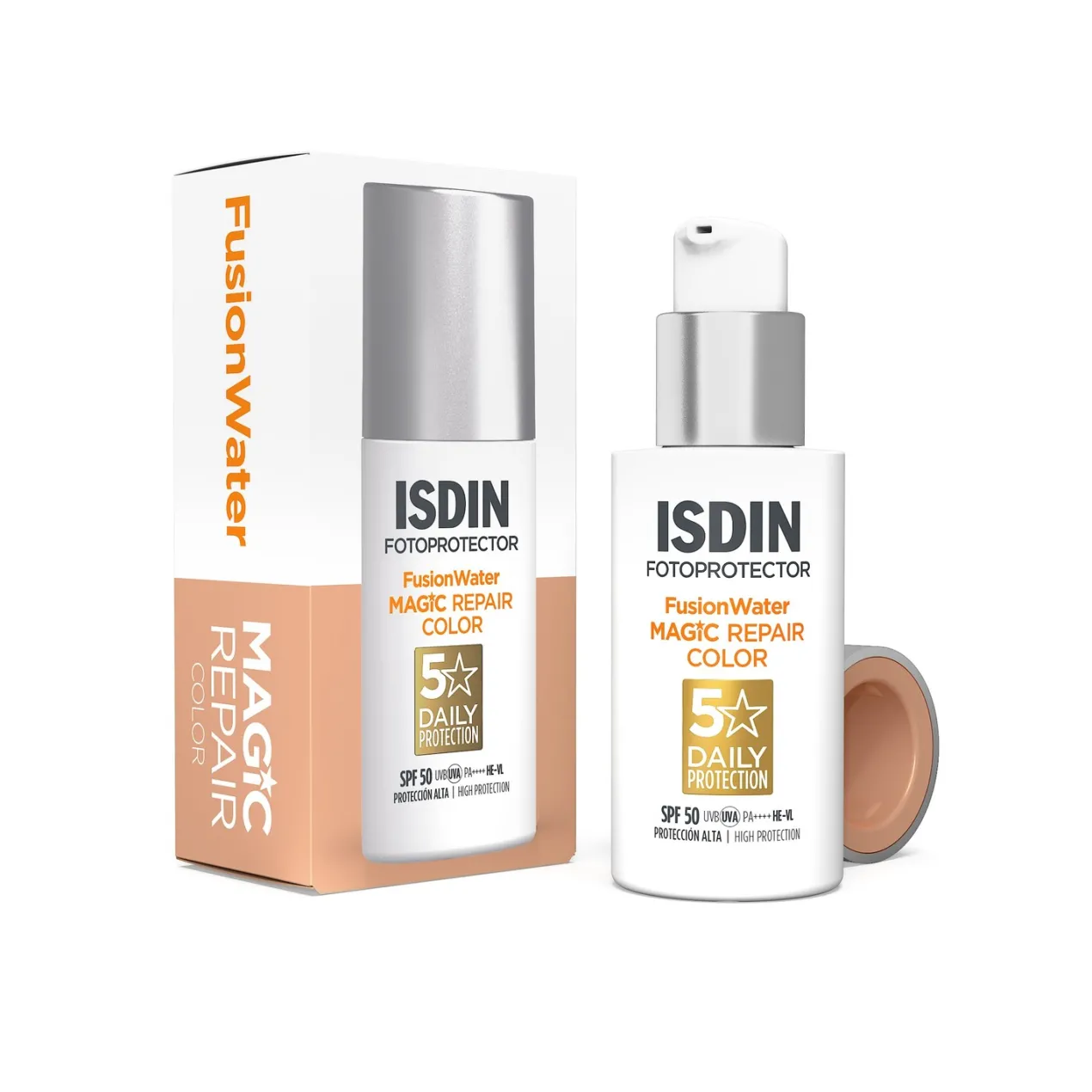 Protector Solar Facial FotoUltra Fusion Water Age Repair Color SPF50