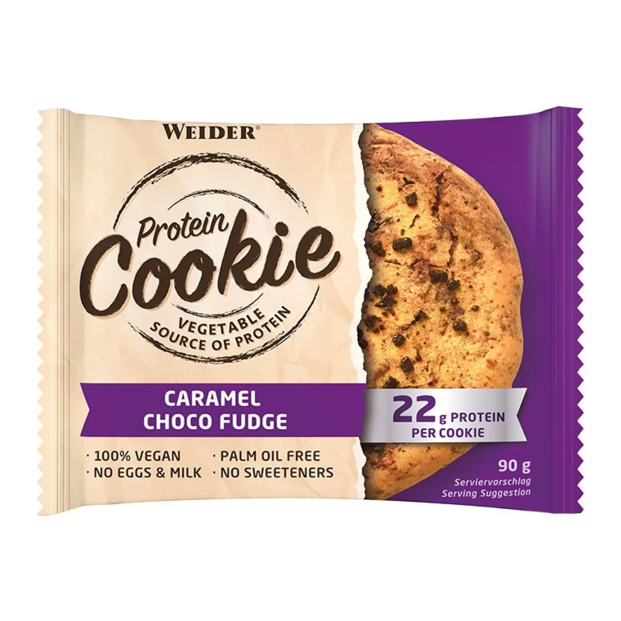 Protein Cookie Caramel Choco Fudge Snack de proteínas