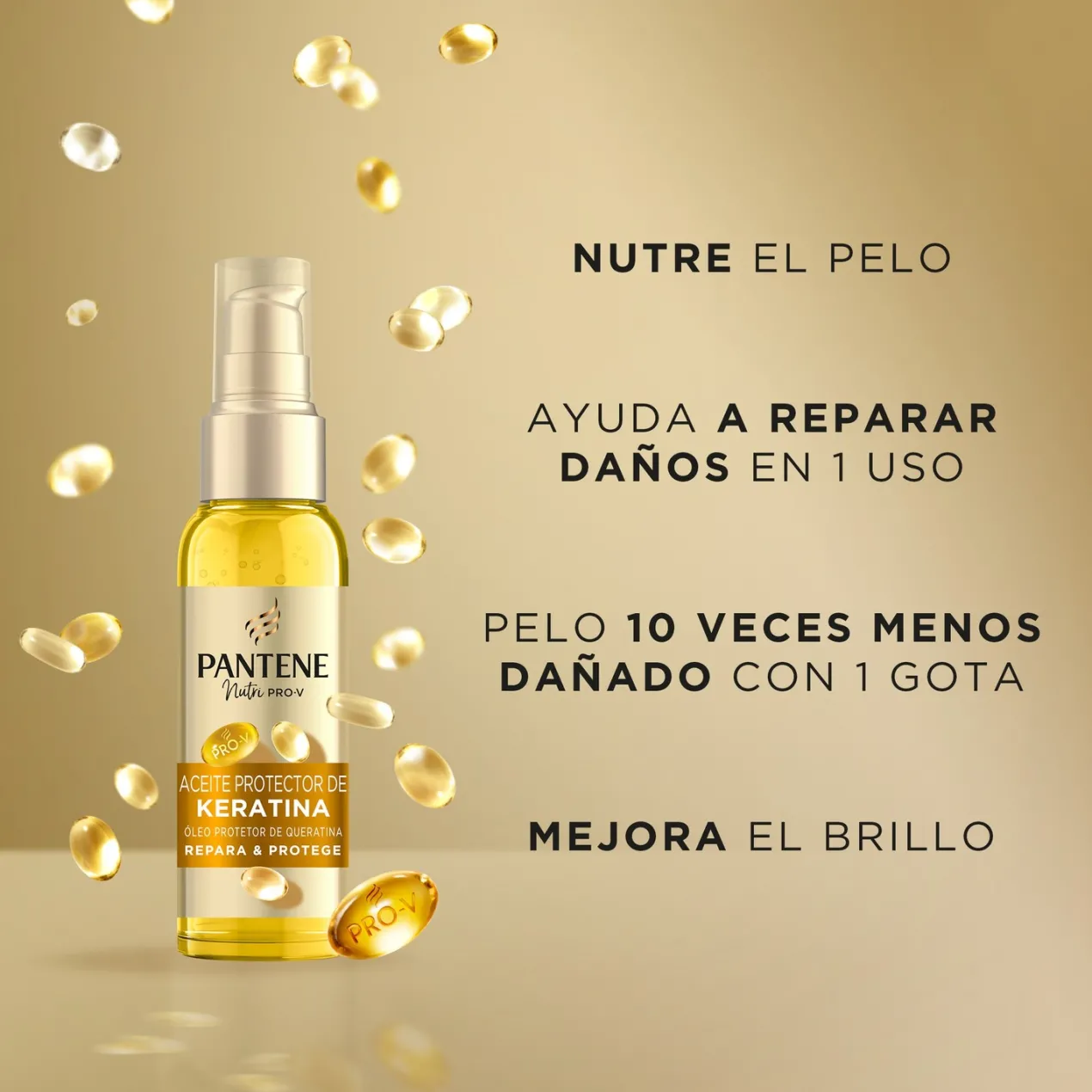 Pro-V Repara y Protege Champú 325ml + Acondicionador 220ml + Aceite 100ml