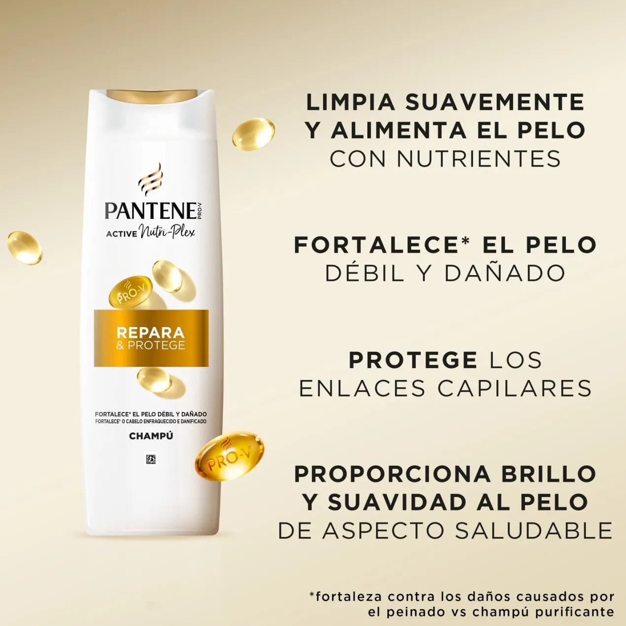 Pro-V Repara y Protege Champú 325ml + Acondicionador 220ml + Aceite 100ml