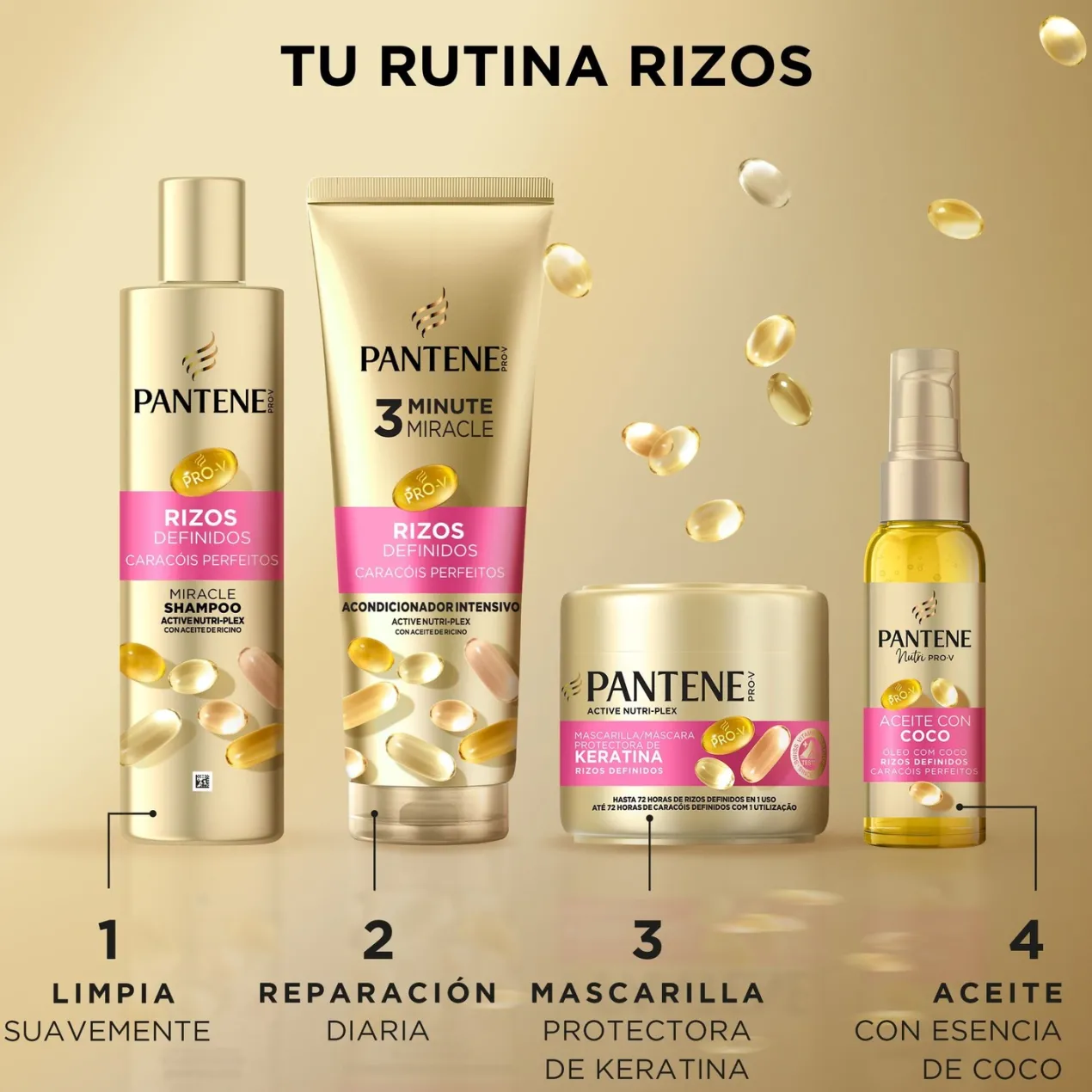 Pro-V Rizos Definidos Mascarilla de Keratina