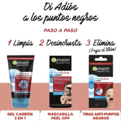 Pure Active Carbón Tiras Anti Puntos Negros