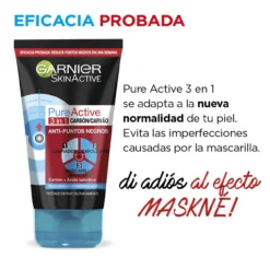 Pure Active Limpiador 3en1 Carbón