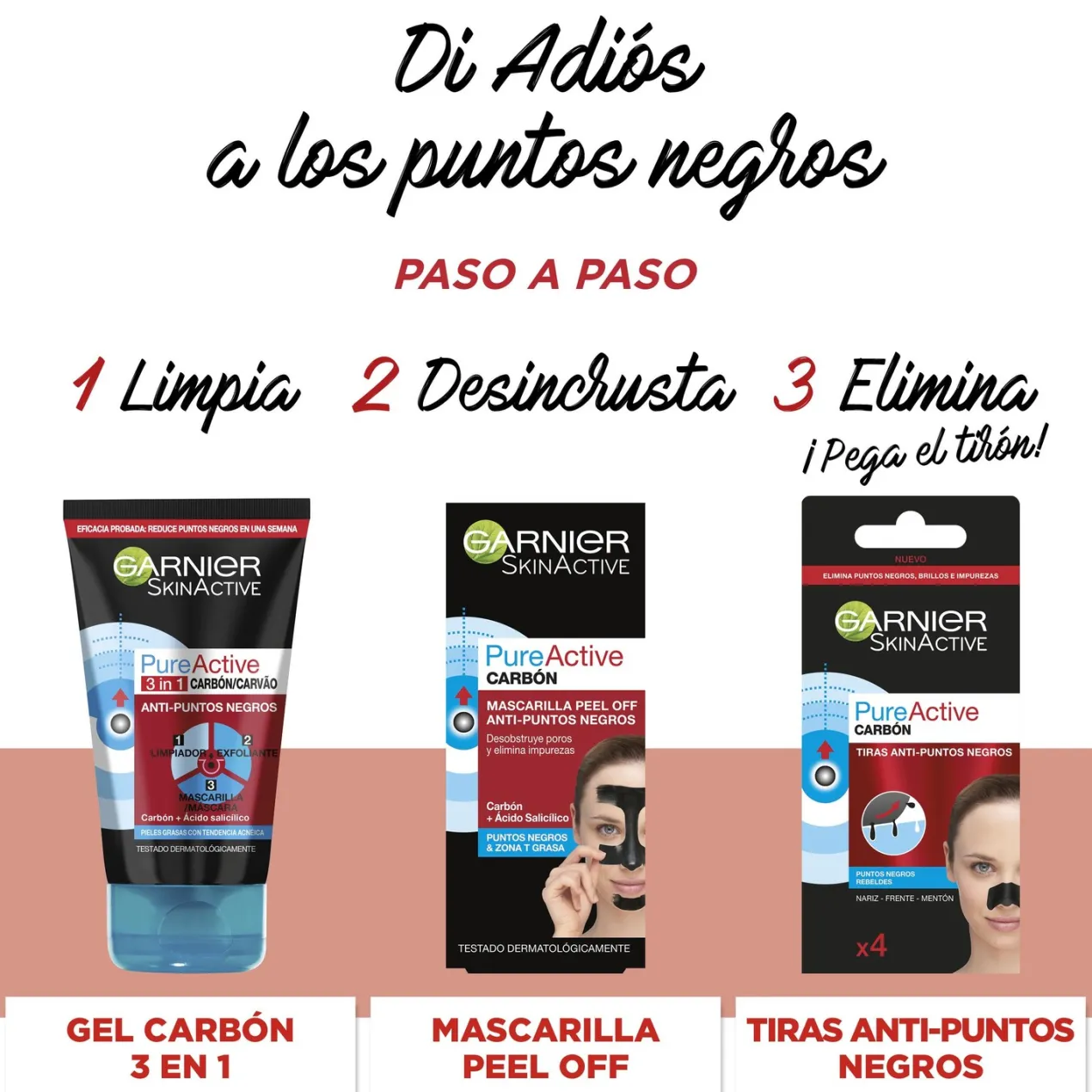 Pure Active Mascarilla Peel Off Anti Puntos Negros