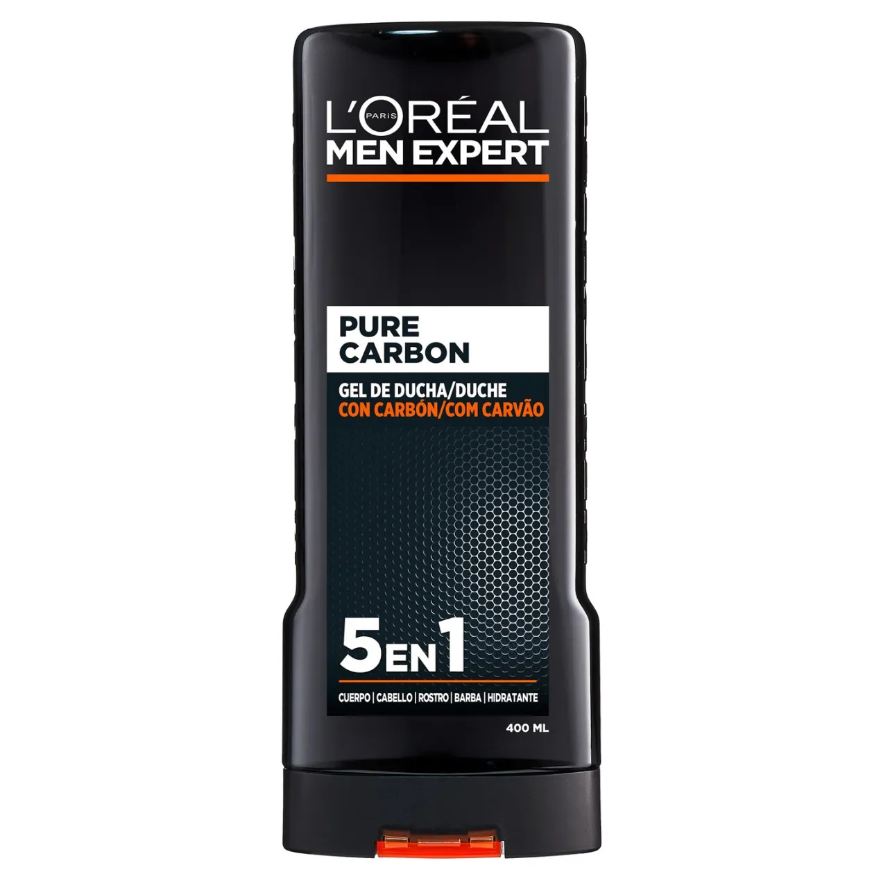Pure Carbon Gel de Ducha con Carbón 5 en 1