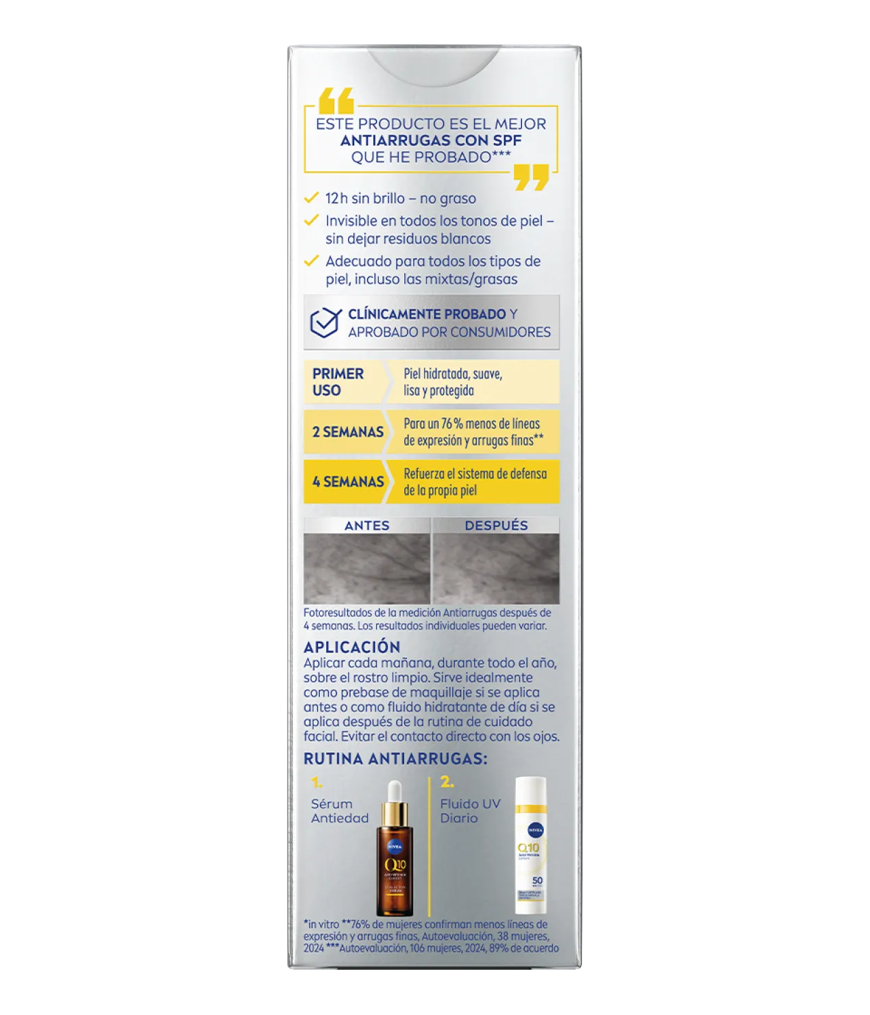 Q10 Antiarrugas Expert Fluido UV Diario SPF50