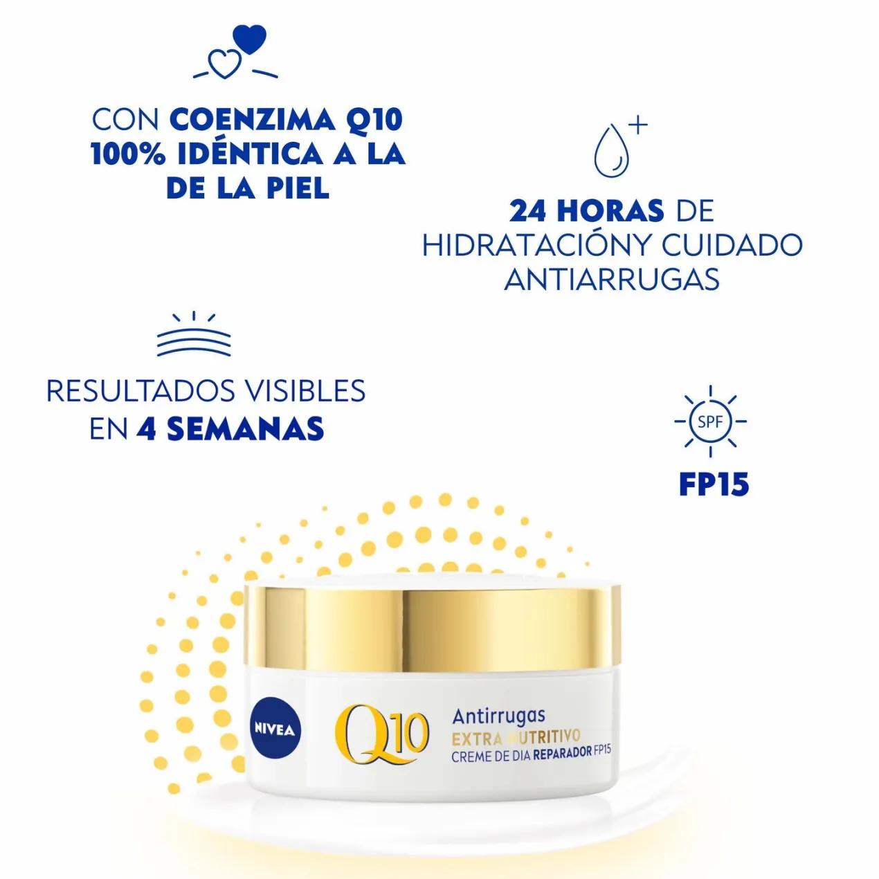 Q10 Antiarrugas Extra-Nutritiva Crema de Día FP15