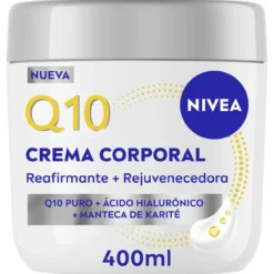 Q10 Crema Corporal Reafirmante y Rejuvenecedora