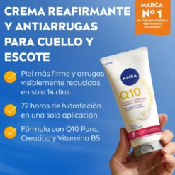 Q10 Crema Reafirmante Antiarrugas Cuello y Escote